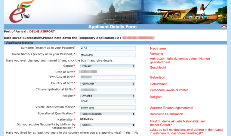Online Touristen Visum Indien - Anleitung für dein e-Visa