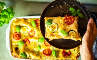 Vegane Lasagne | super cremig | mit Linsen & Zucchini