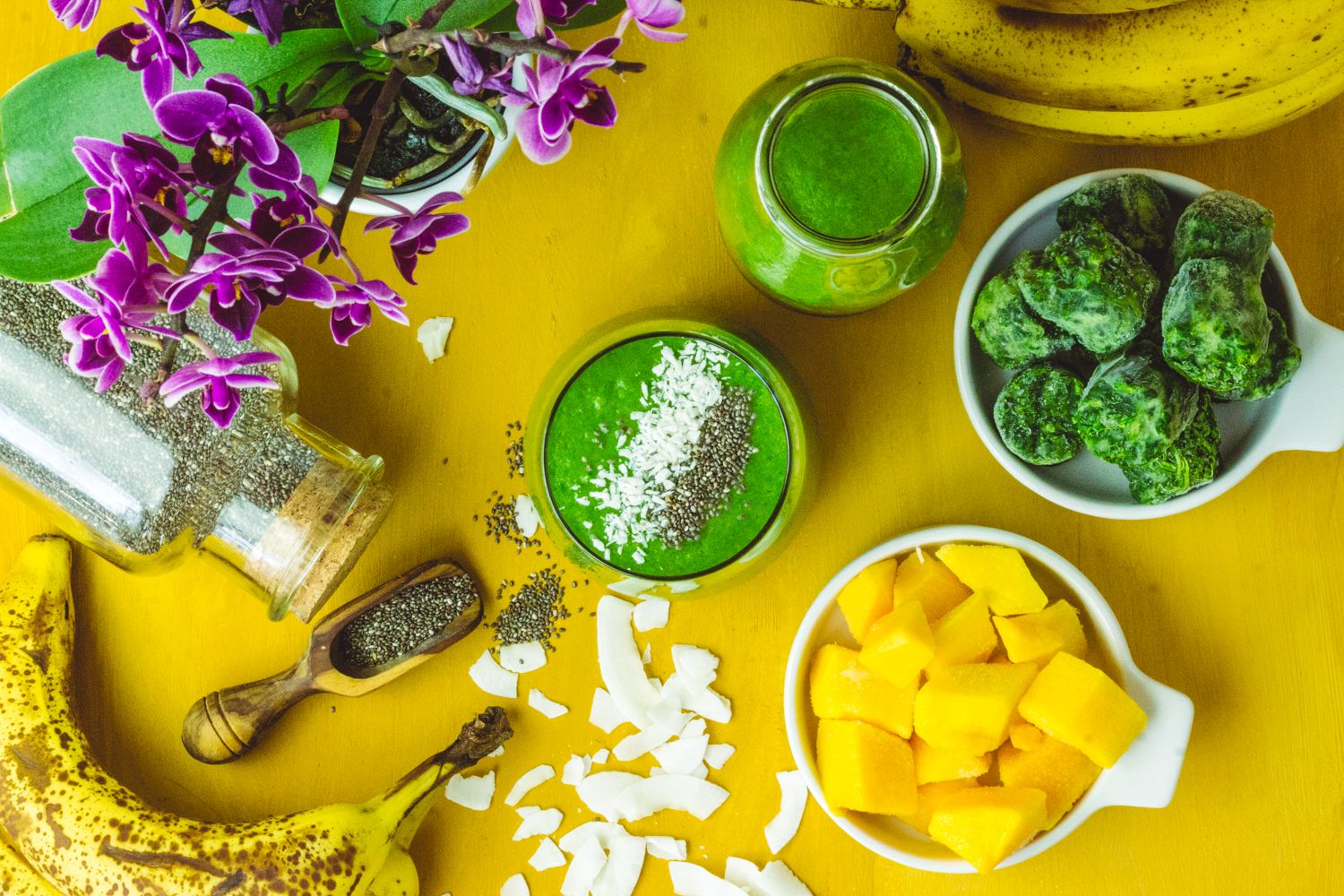 3,5 Zutaten Green Smoothie | Super lecker | Für unterwegs